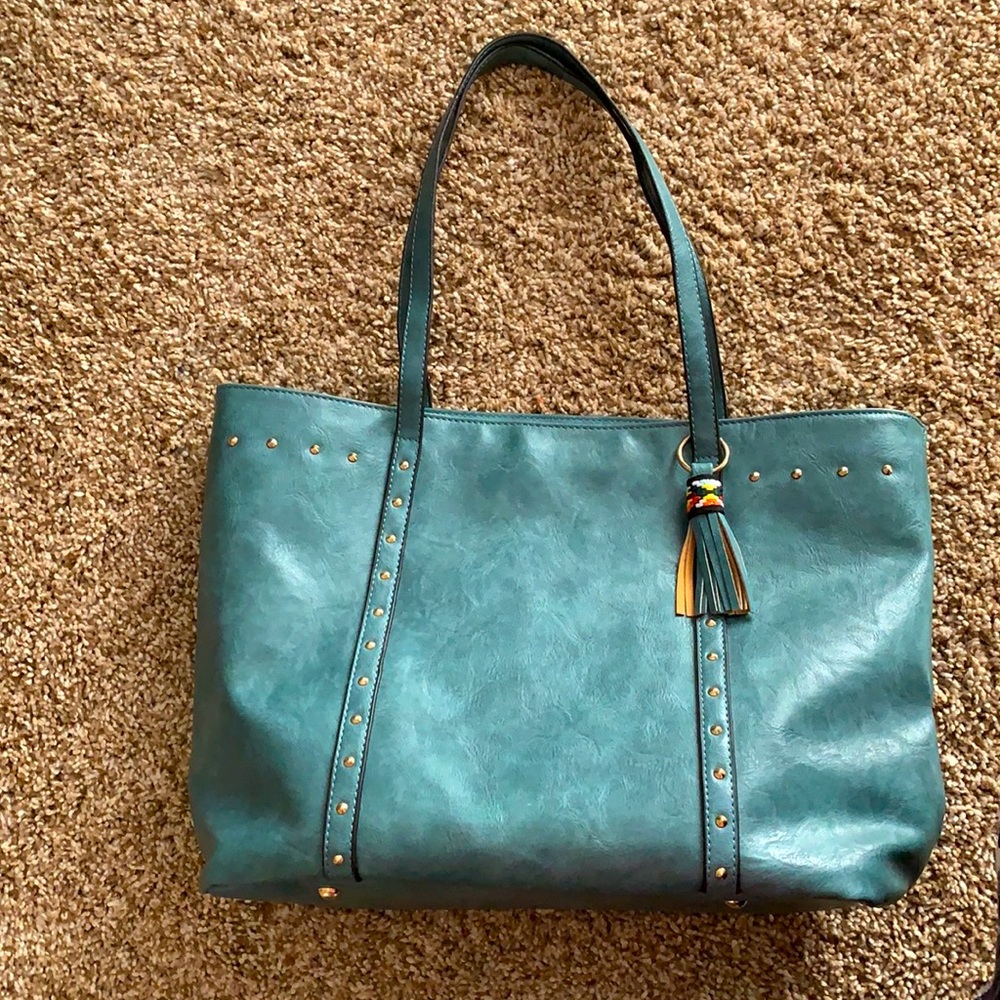 Blue Tote Boho